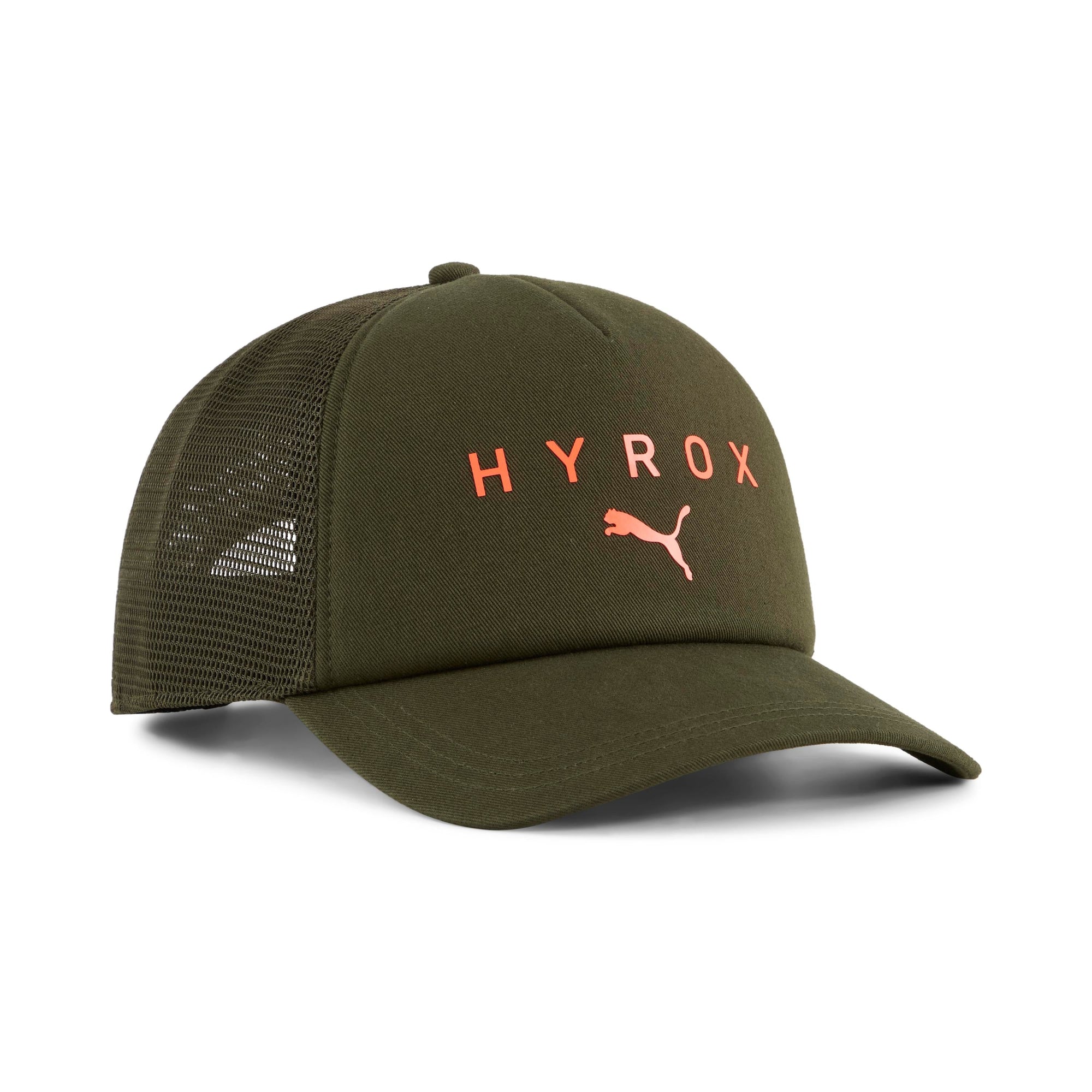 Puma X HYROX Trucker Cap Dark Olive