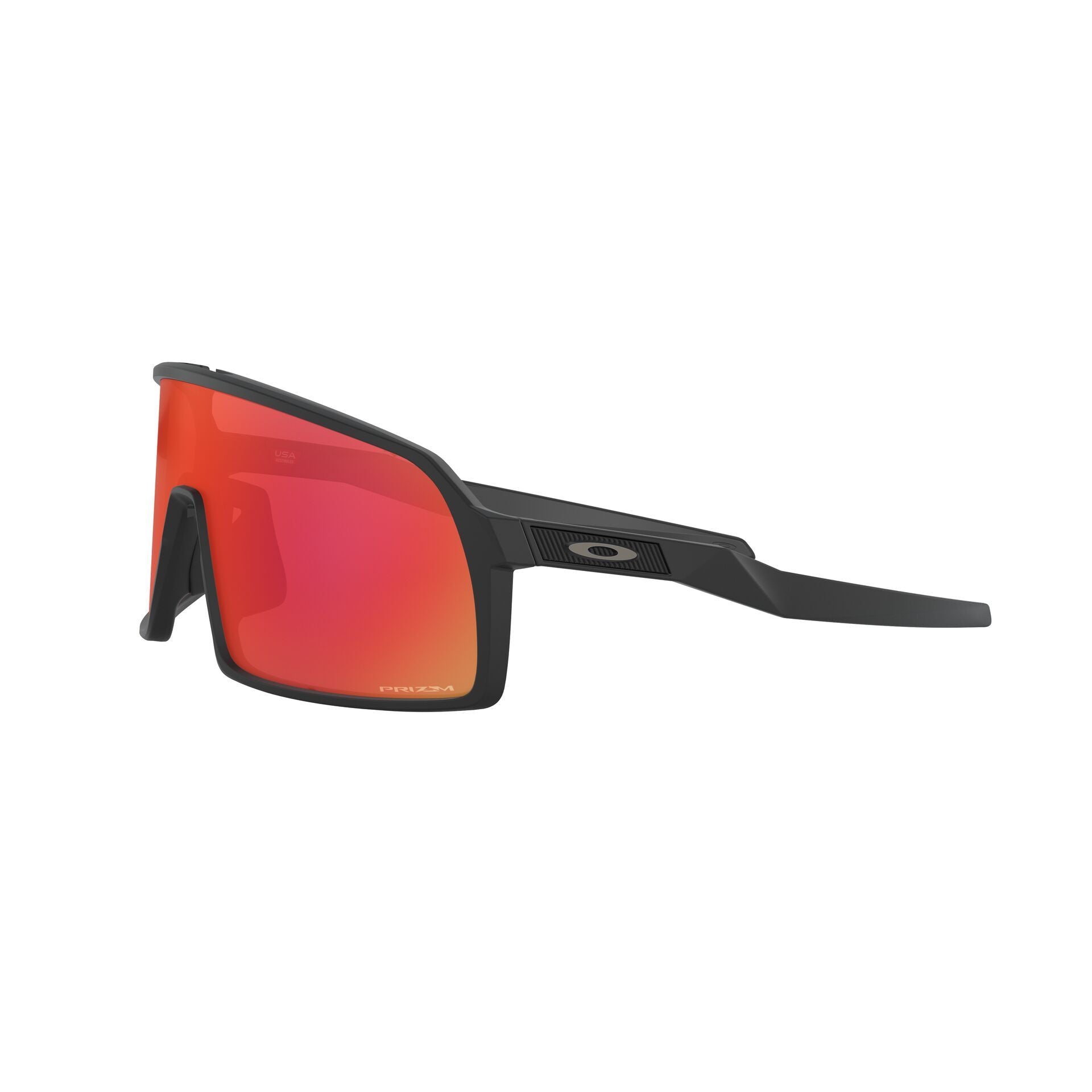 Oakley Sutro S Sunglasses Black Prizm Lens Trail Torch