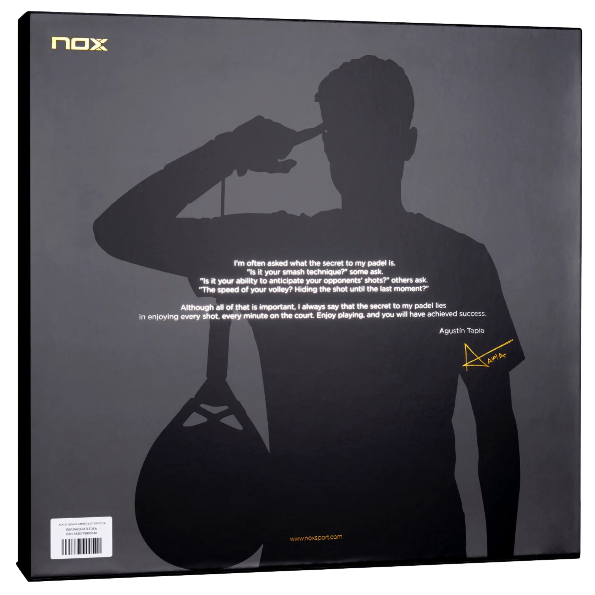 NOX AT10 Genius Dubai P1 Limited Edition Pack - Box Back