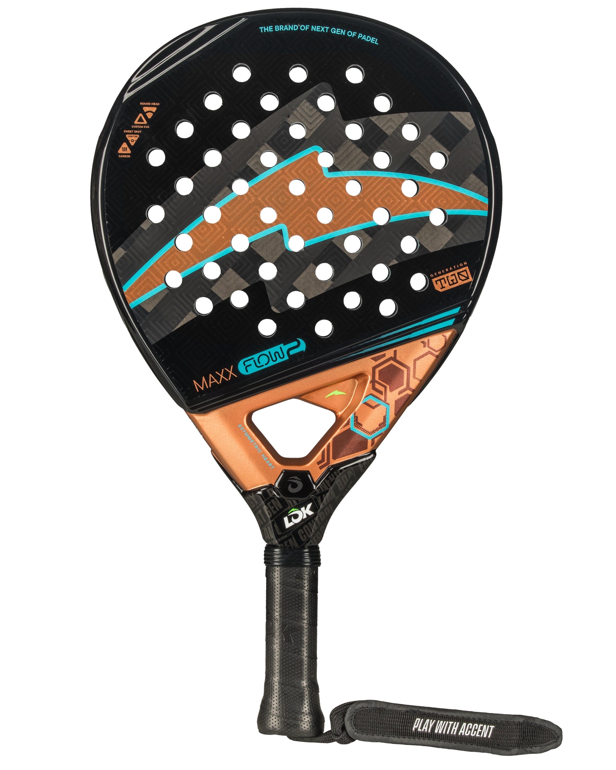 LOK Maxx Flow Gen 2 Padel Racket - Cover