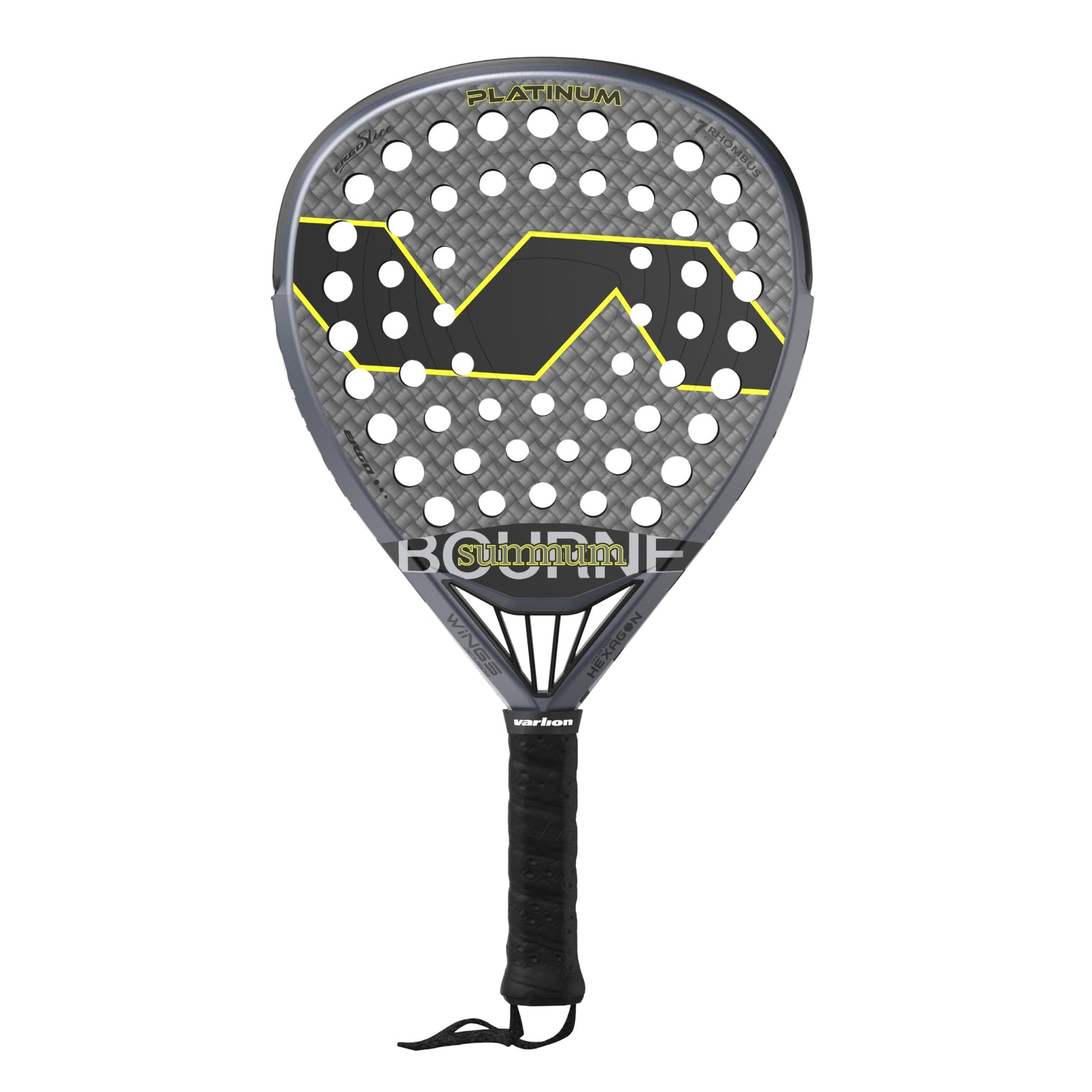 Varlion Bourne Carbon Platinum Padel Racket - Cover