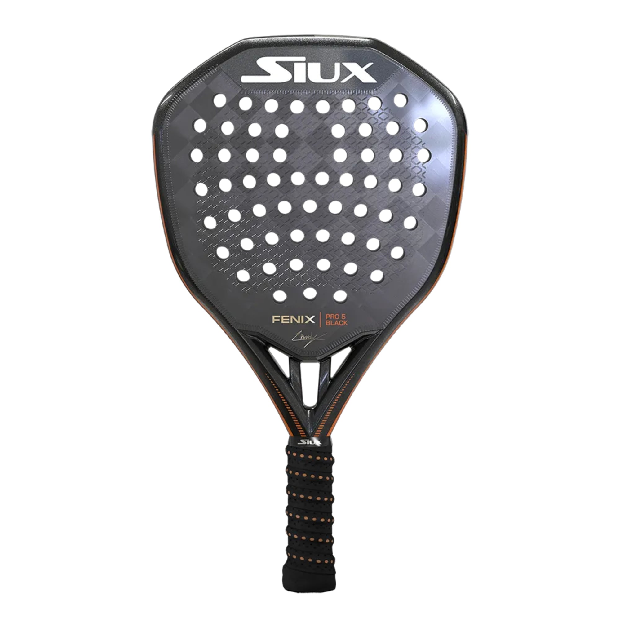 Siux Fenix Pro 5 Black Padel Racket - Cover
