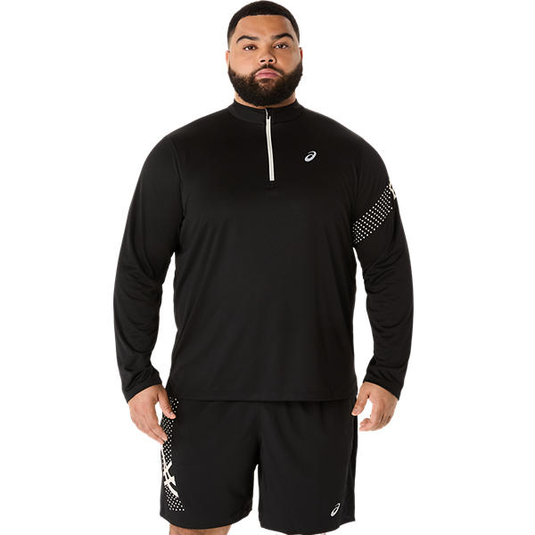 Asics Icon LS 1/2 Zip Performance Black