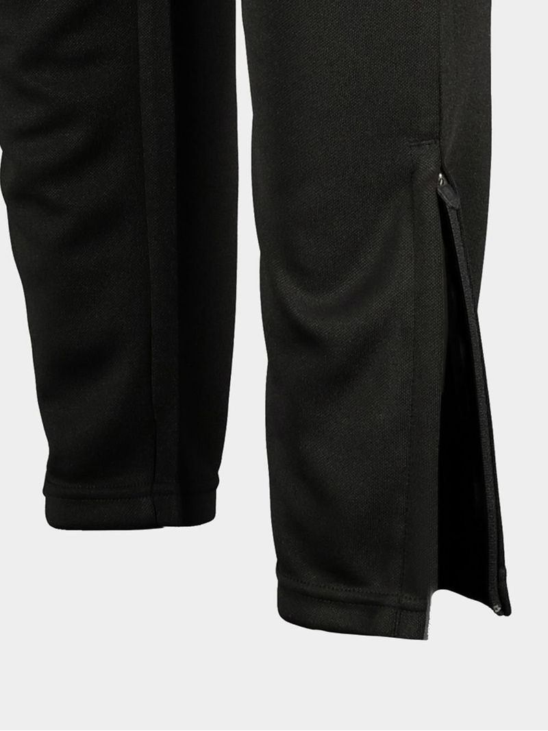 Men's Pique Active Tricot Track Pants - Quick Dry Comfort, Black