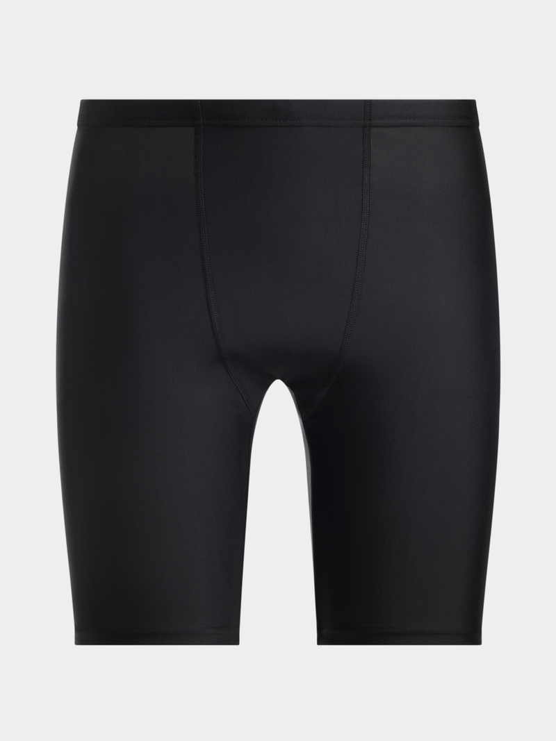 Men's Core Black Performance Swim Jammer: Durable, Flexible, Fast