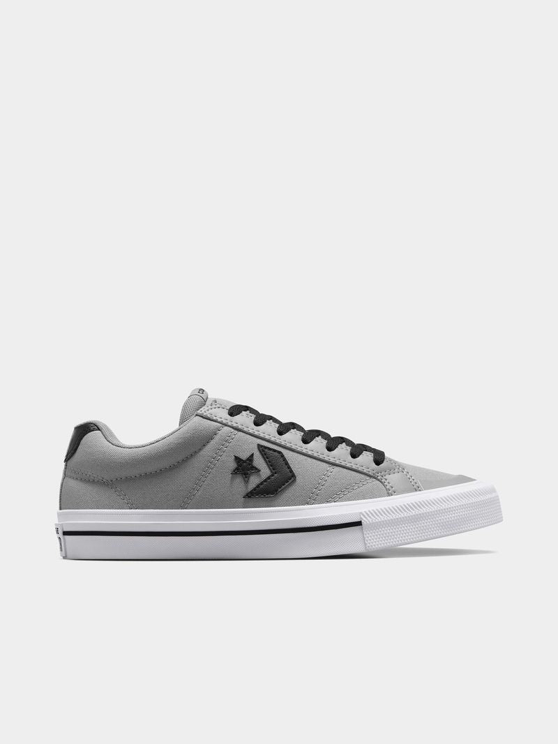 Converse Men's Sport Casual Suede Canvas Sneakers - Grey, Black, White