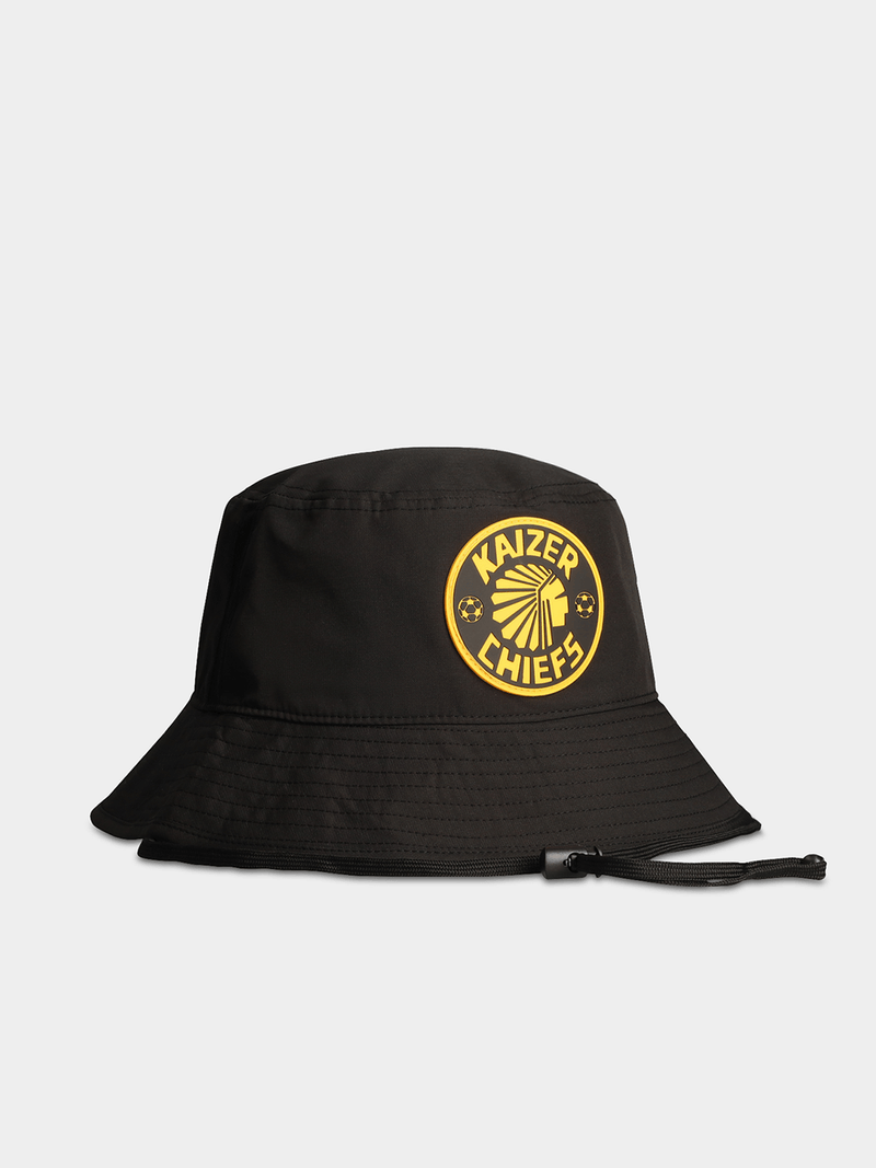 Kappa Kaizer Chiefs Kano Black Yellow Bucket Hat - Iconic Football Fan Gear