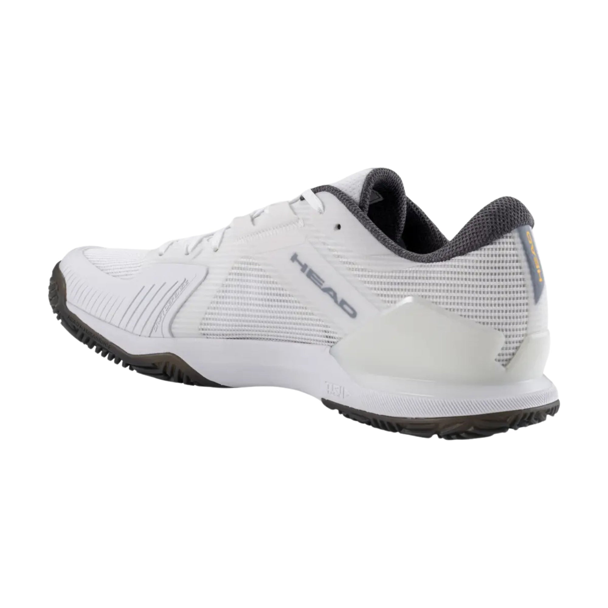Head Sprint Pro 4.0 Padel Shoe - White/Black - Heel