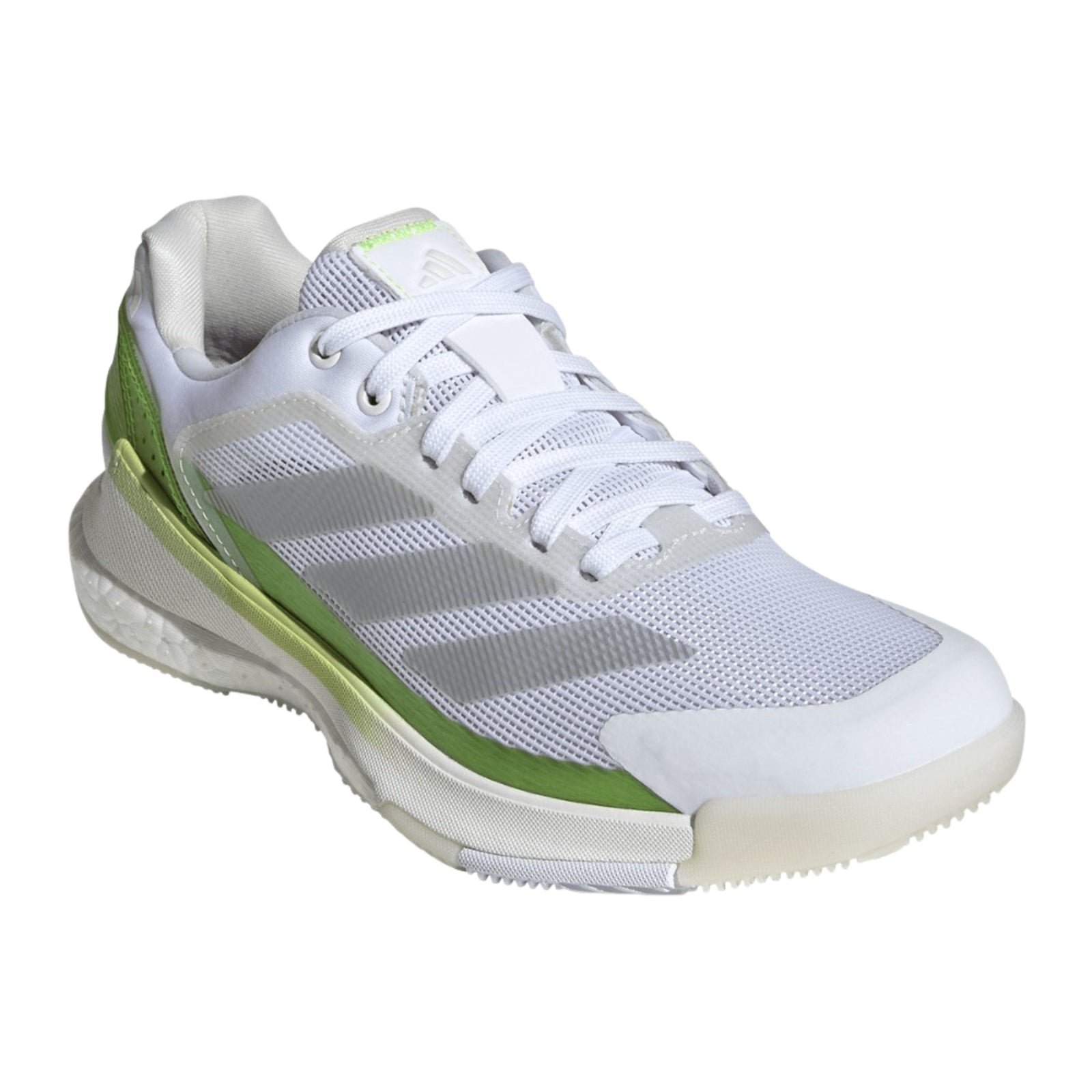 Adidas Crazyquick Boost W Padel Shoes - White/Lucid Lemon- Cover