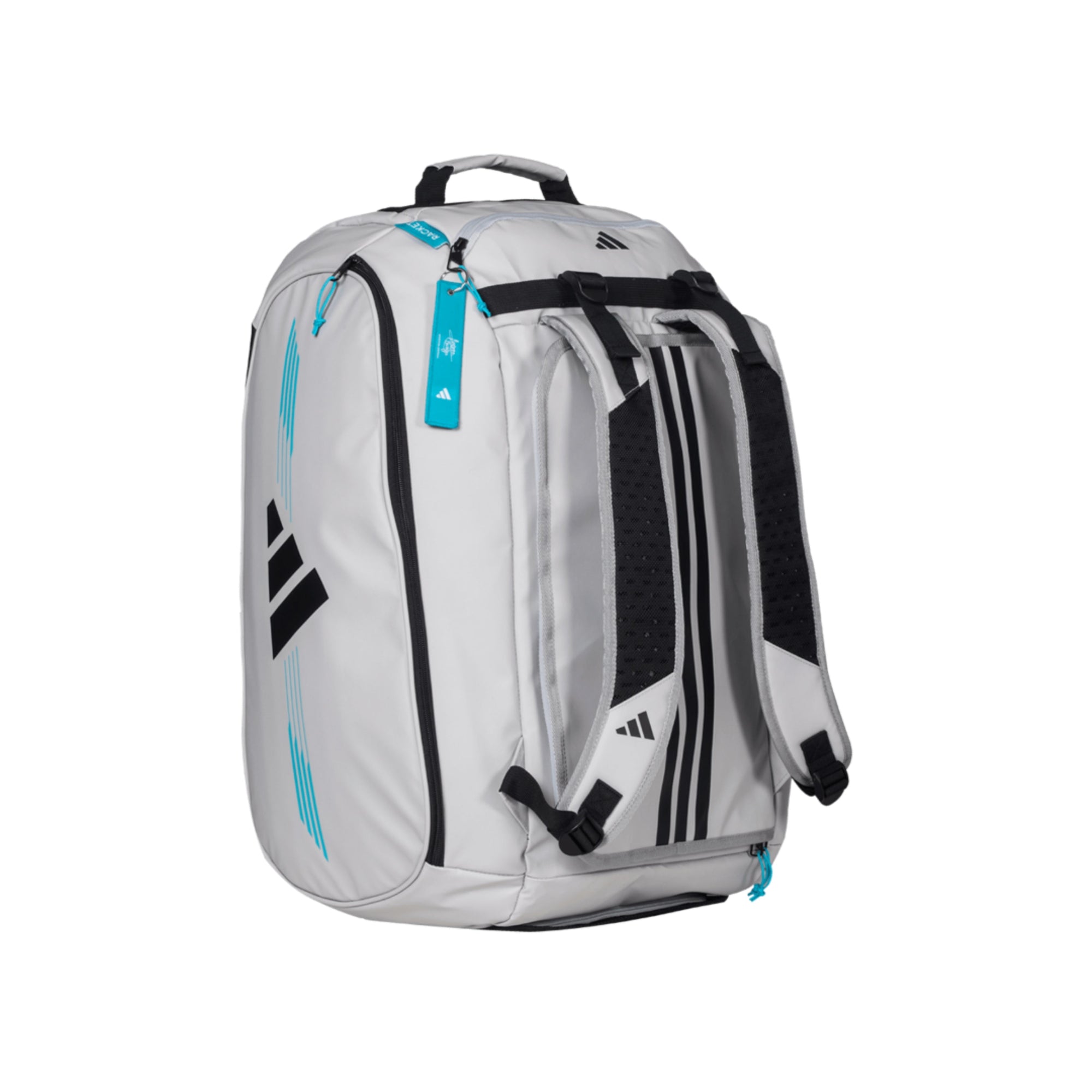 Adidas Pro Tour 3.4 Racket Bag - White - Straps