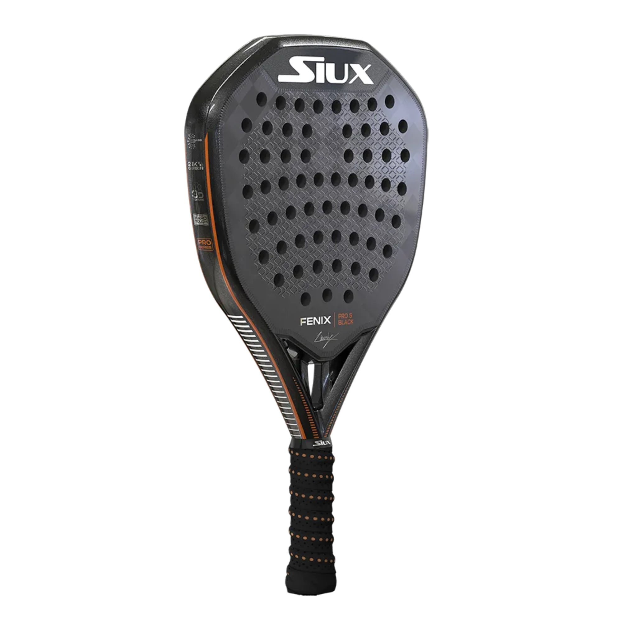Siux Fenix Pro 5 Black Padel Racket - Right