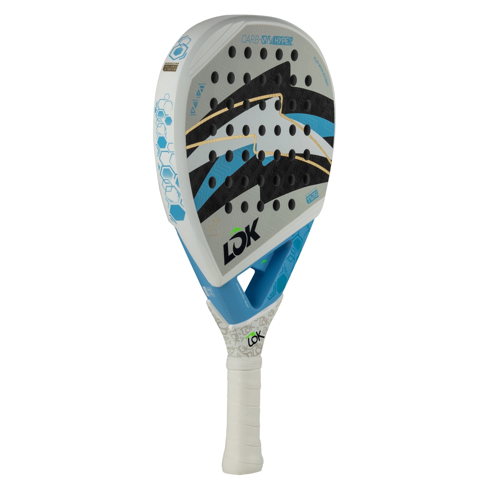 LOK Carb On Hype Gen 2 FDB Padel Racket - Cover