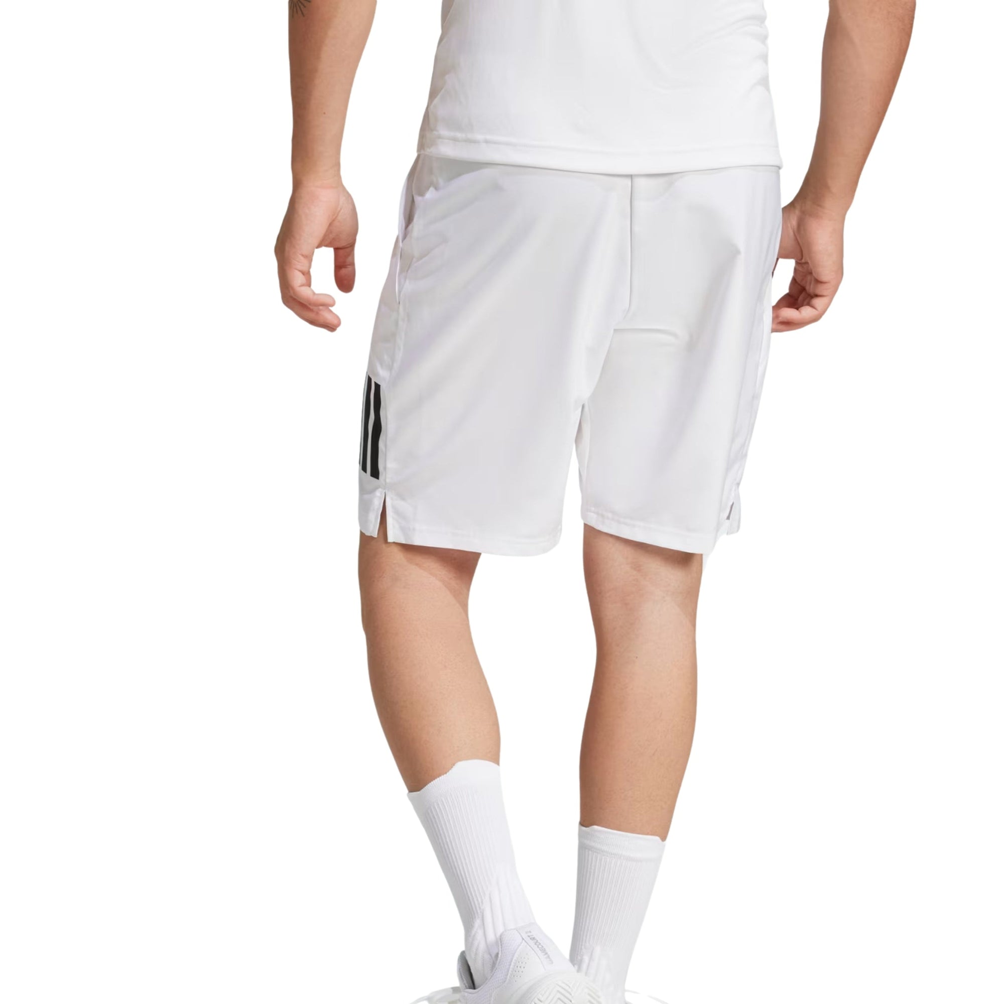 Adidas Club 3-Stripes Climacool Shorts - White - Back