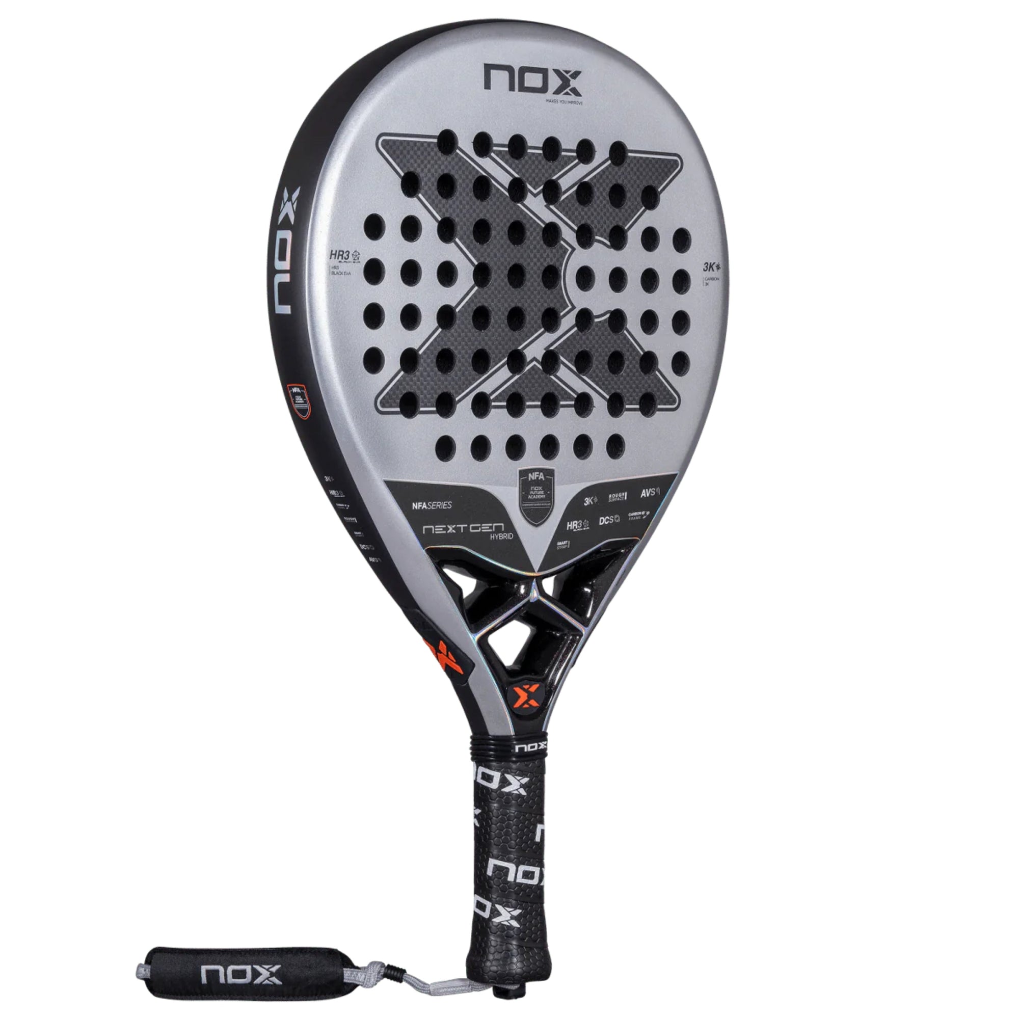 NOX Nextgen Pro Hybrid 3K Padel Racket - Right