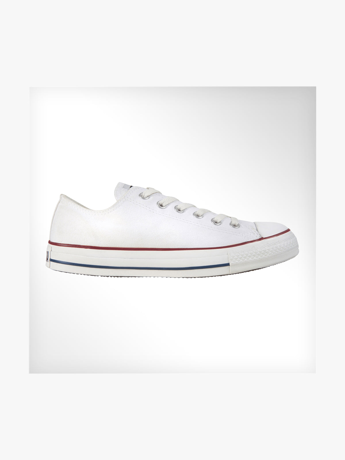 Men's Classic White Converse All Star Lo Canvas Low-Top Sneakers