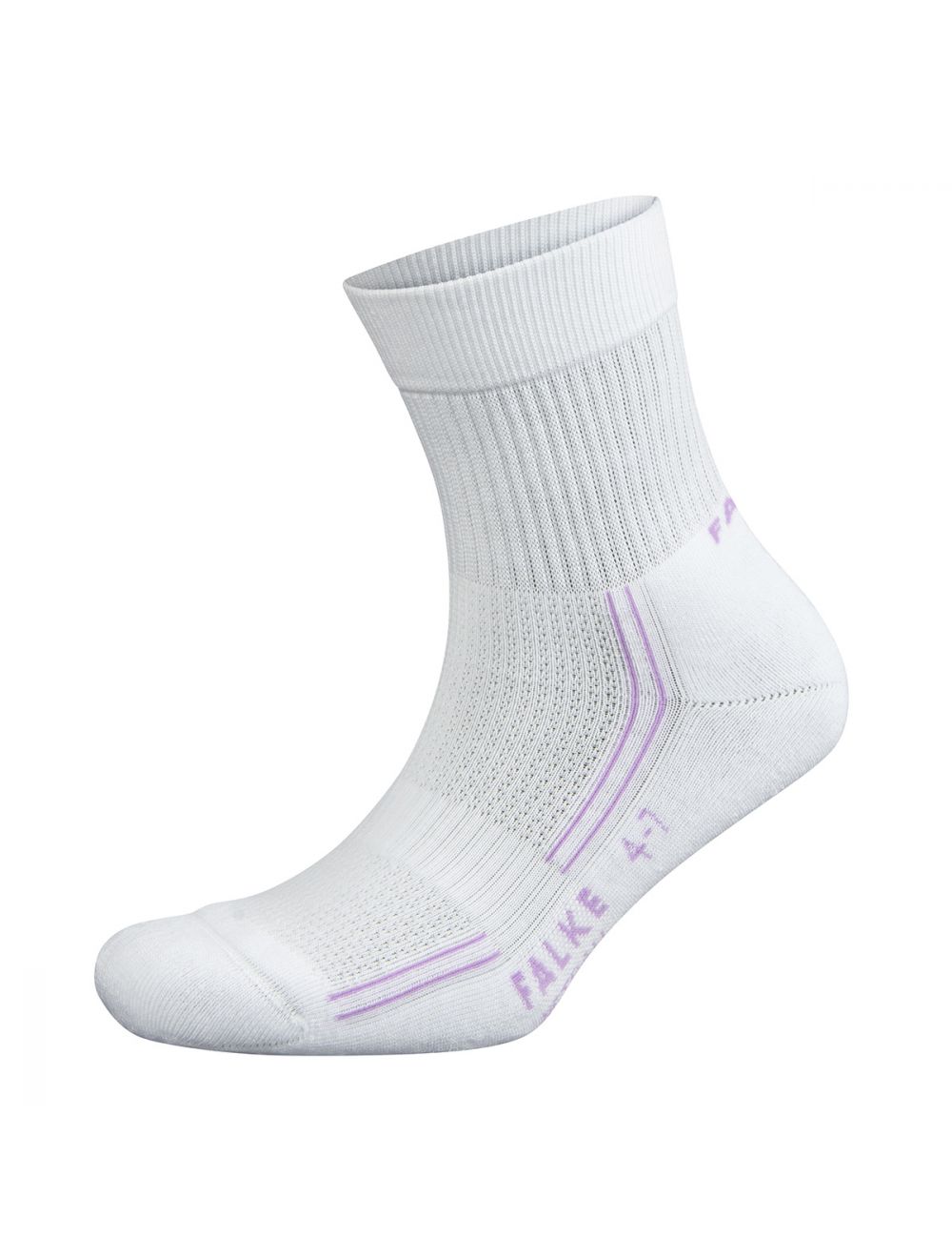 Falke Netball Anklet White/Bright Lilac