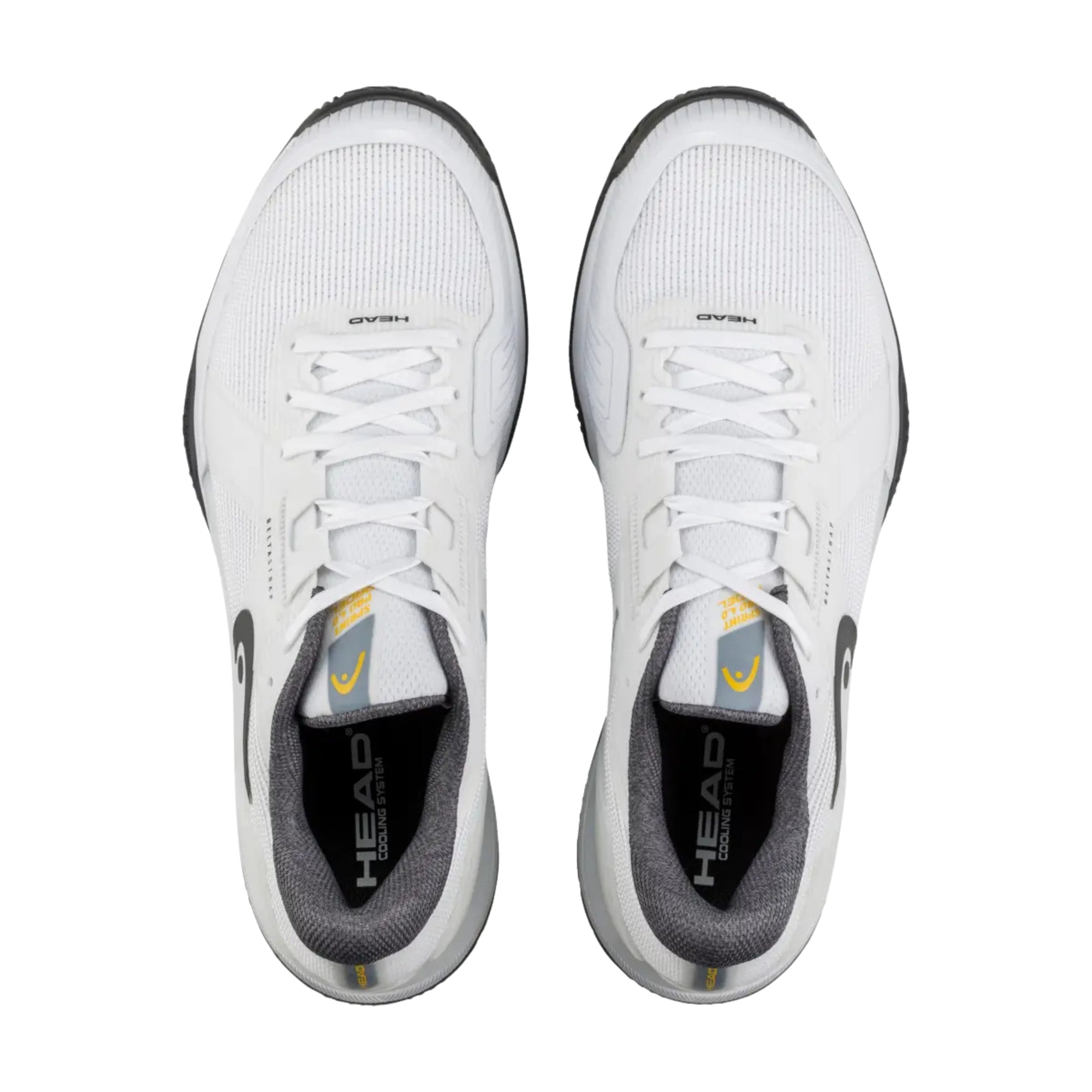 Head Sprint Pro 4.0 Padel Shoe - White/Black - Top