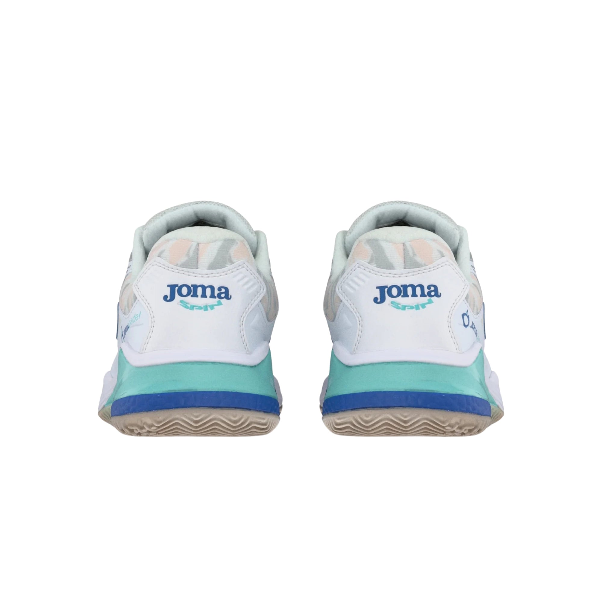 Joma SPIN Lady 2532 Padel Shoe - White - Back