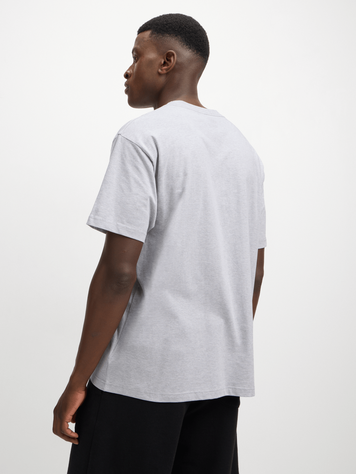 Vans Men's Classic Fit Left Chest Logo Grey Short Sleeve T-Shirt Tee