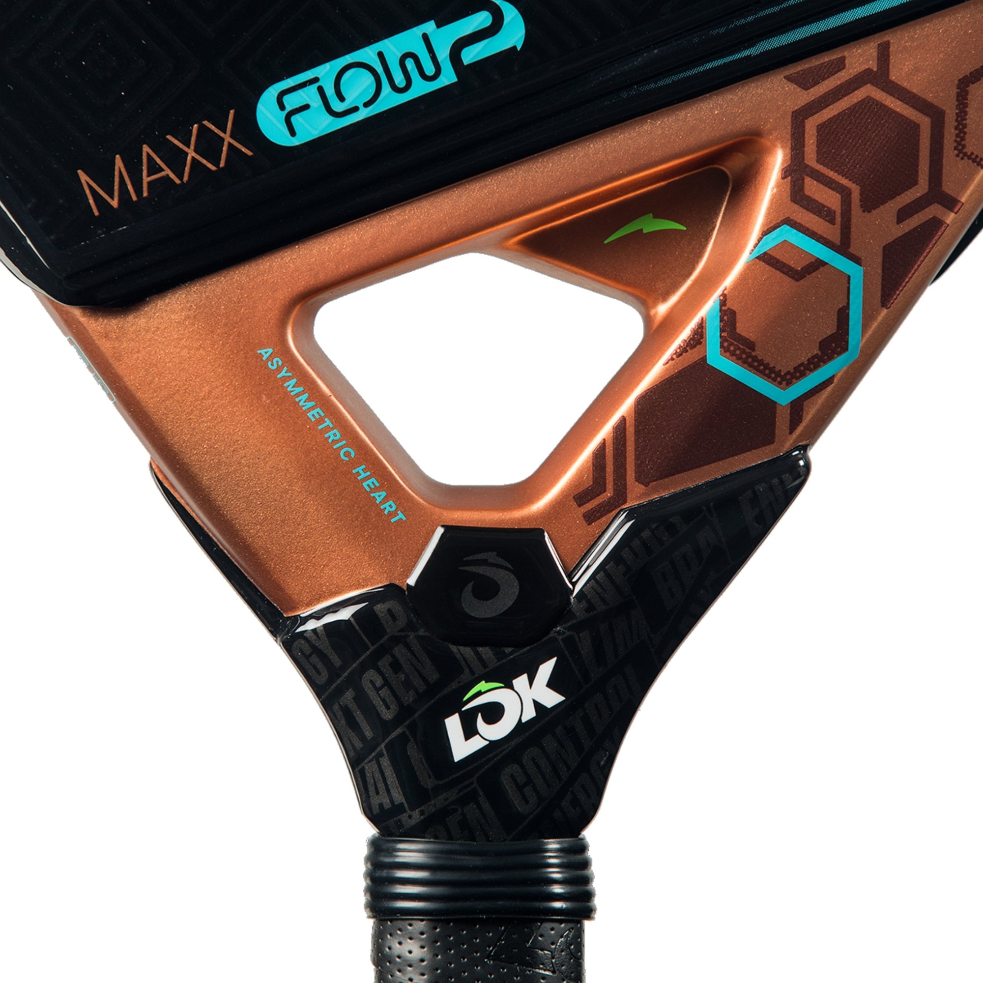 LOK Maxx Flow Gen 2 Padel Racket - Heart