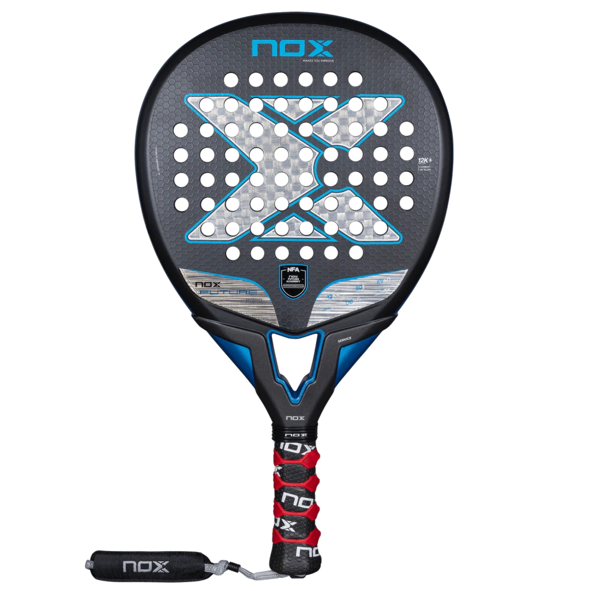 NOX Future Series Hybrid 12K Alum Padel Racket - CG