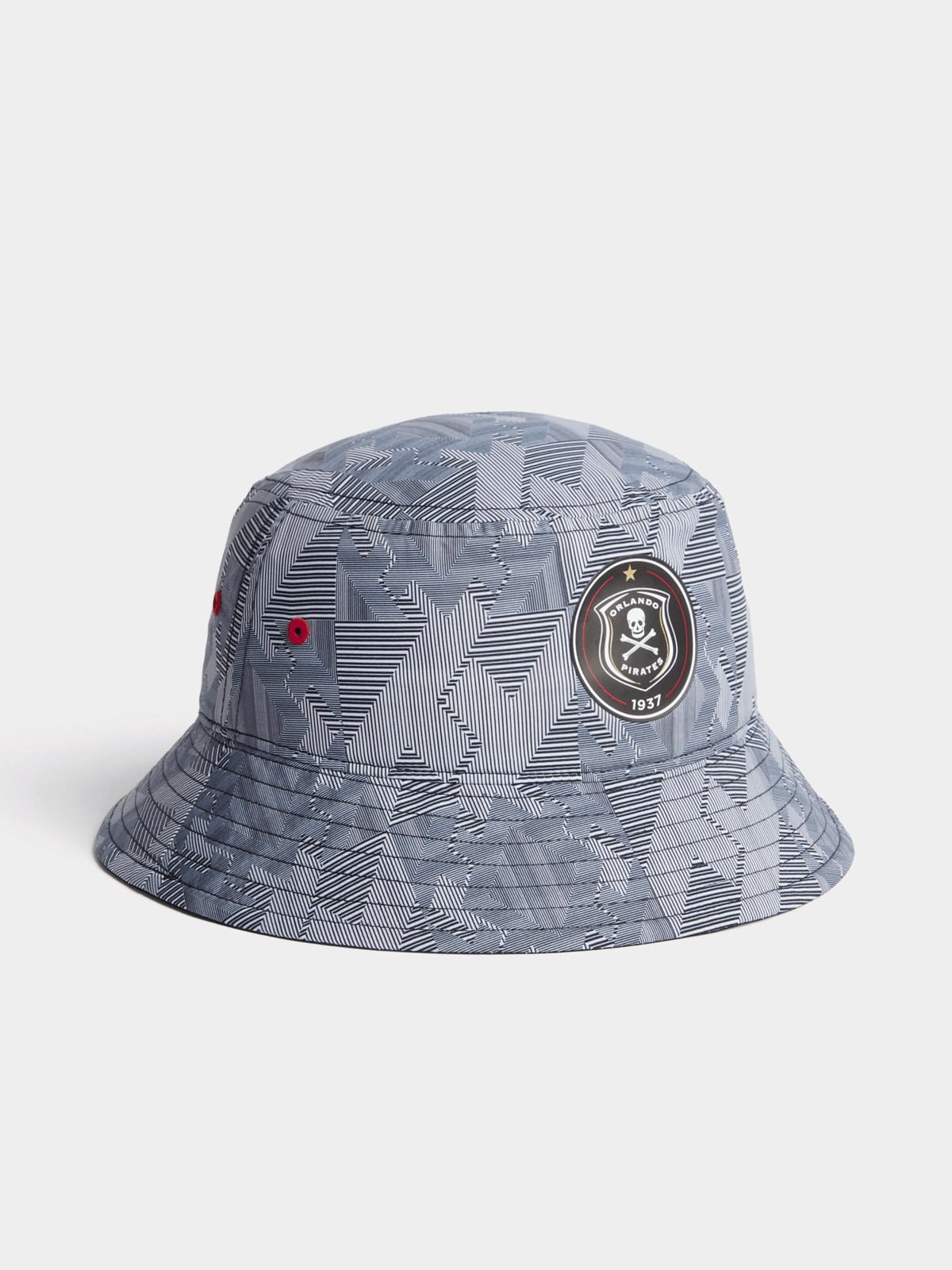 adidas Orlando Pirates Grey & White Stylish Fan Bucket Hat - Comfortable Sun Protection