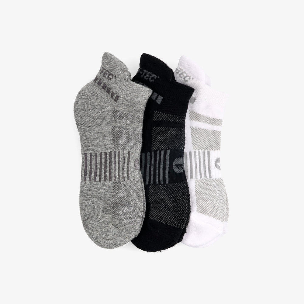 Hi-Tec Women's Cushioned Sport Socks 3-Pack: Ultimate Comfort for Active Adventures