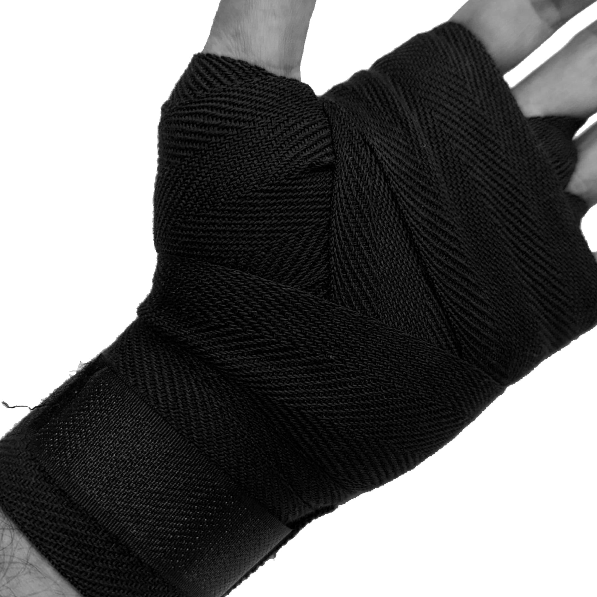 CORE 120" HAND WRAPS - BLACK & WHITE