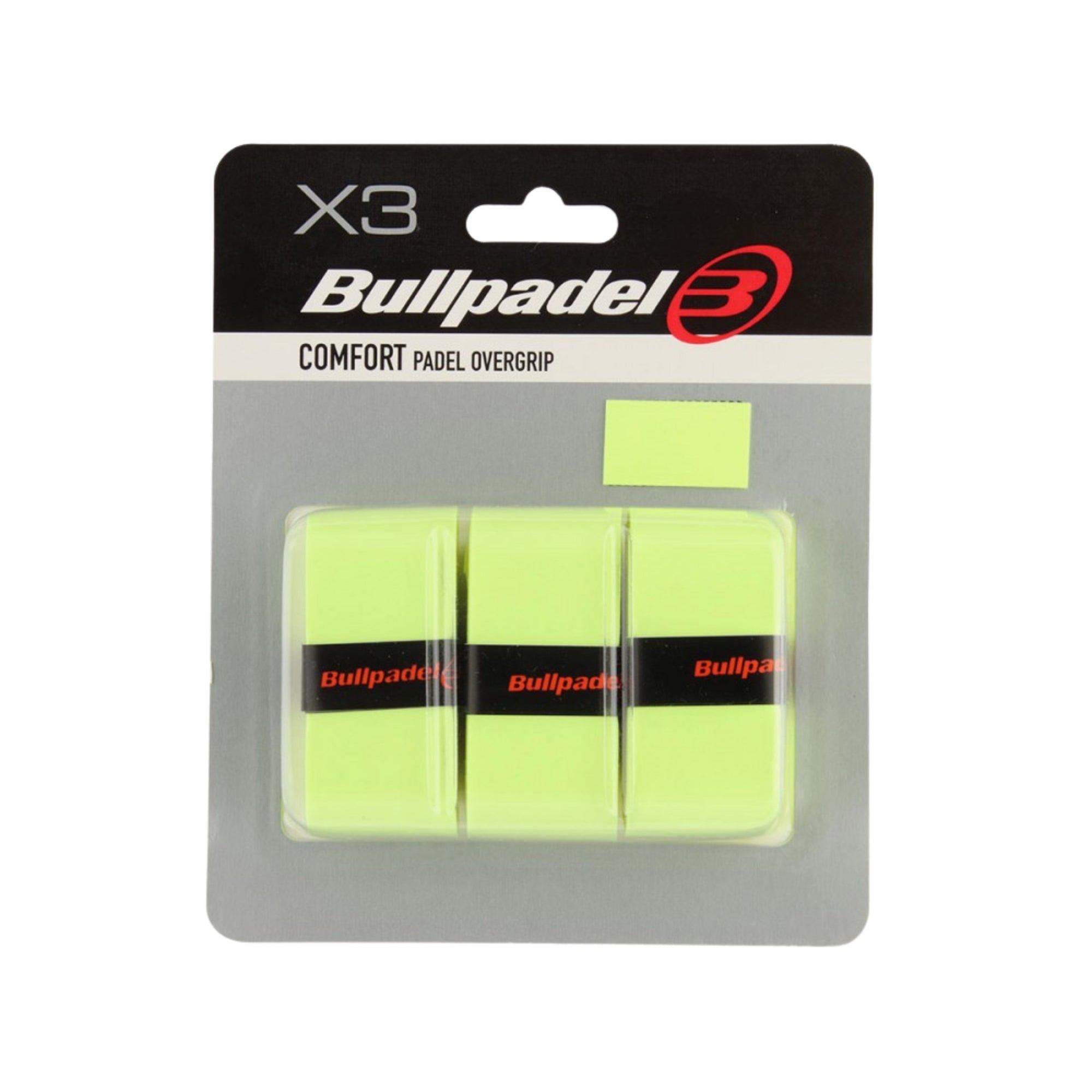 Bullpadel Overgrips - 3 Pack - Yellow