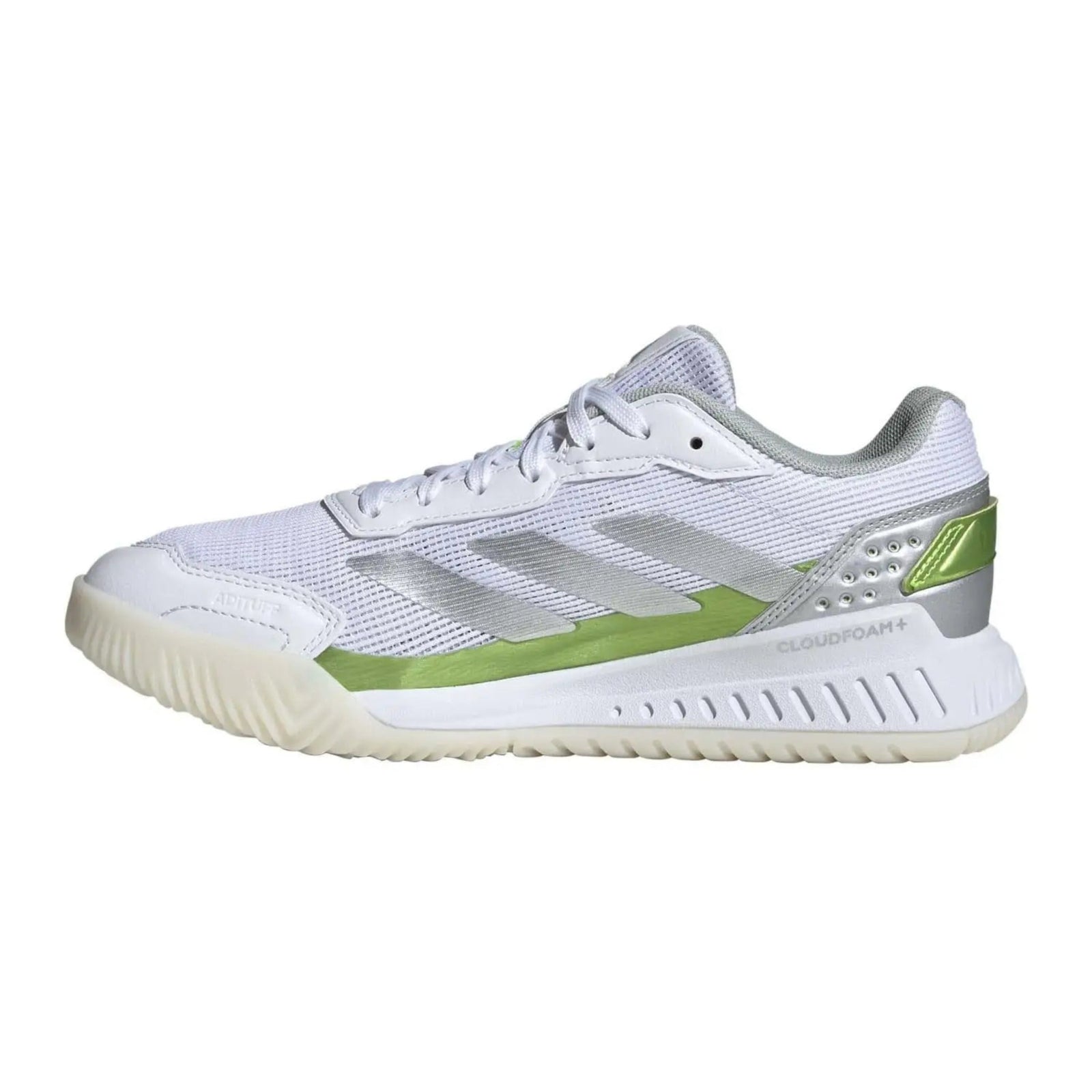 Adidas Courtquick Padel Shoes W - White/Lucid Lemon - Cover