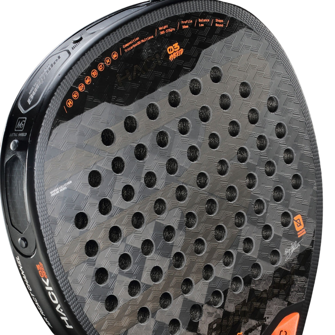 Bullpadel Hack 03 Hybrid 24 Padel Racket-Face