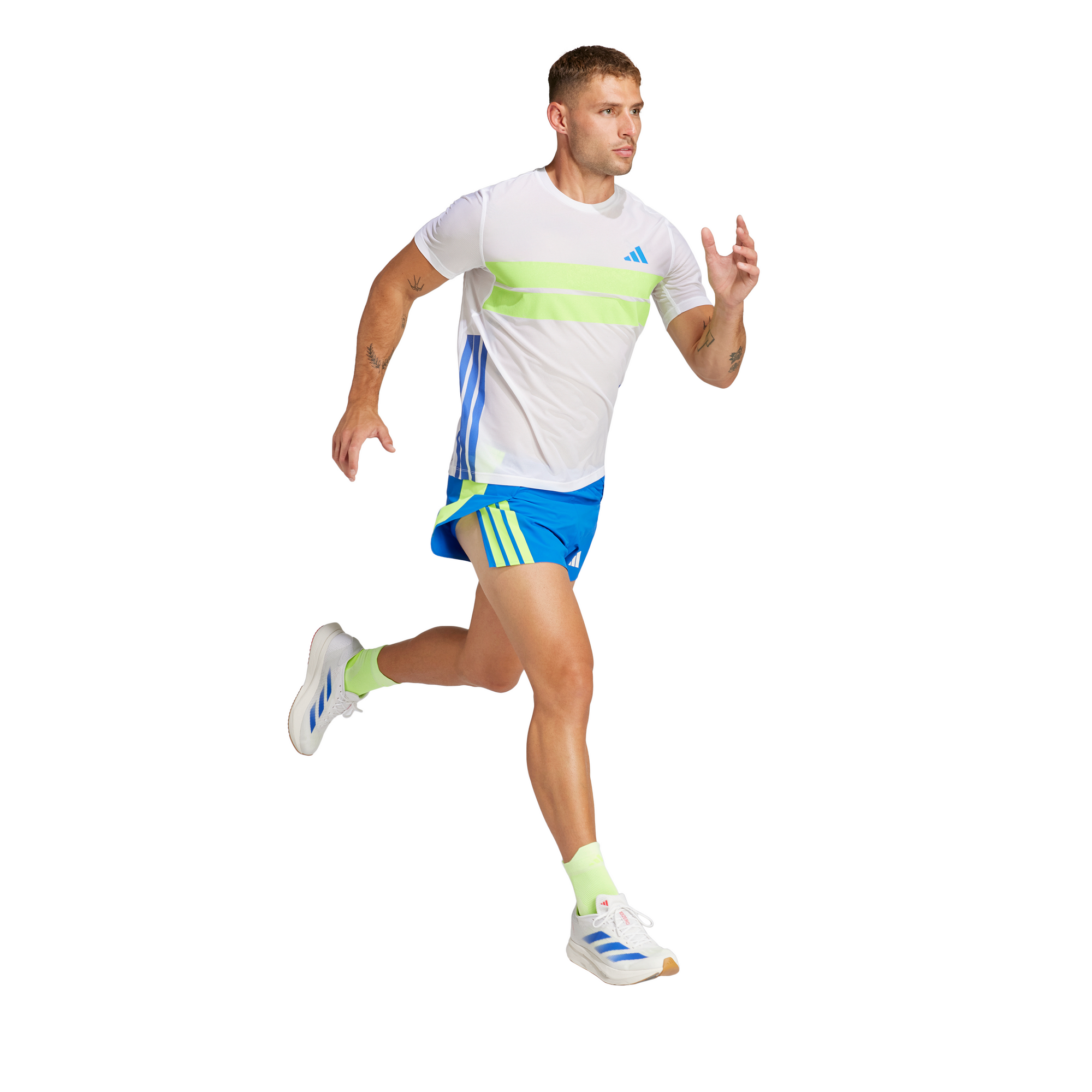 Adidas Adizero Retro White / Lucid Lemon Men