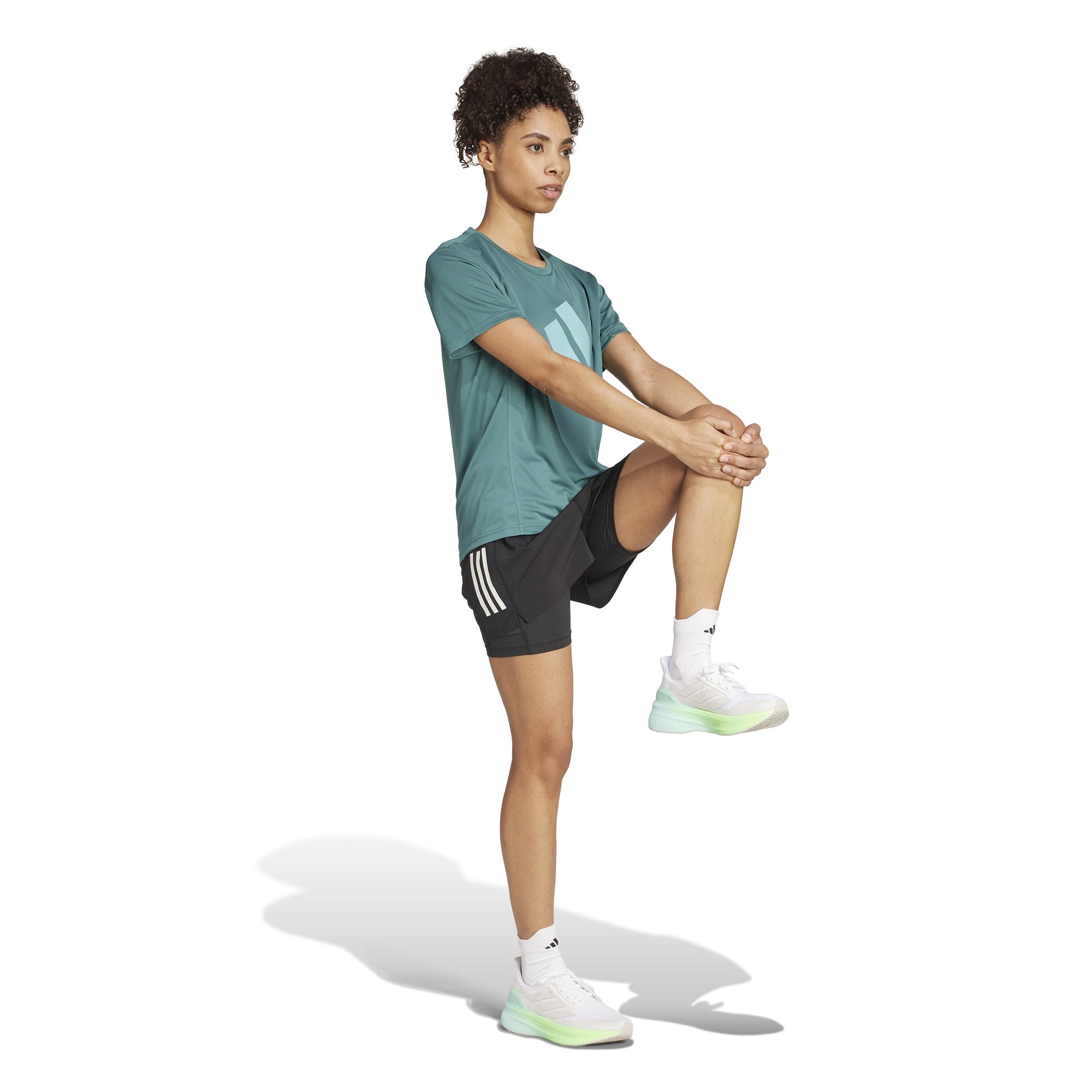 Adidas Run It Tee Preloved Teal