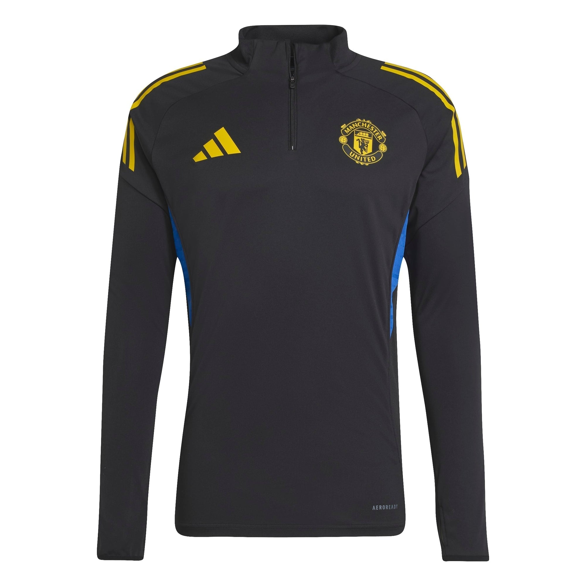 Adidas Manchester United Tiro 25 Competition Training Top Black / Hi-Res Blue