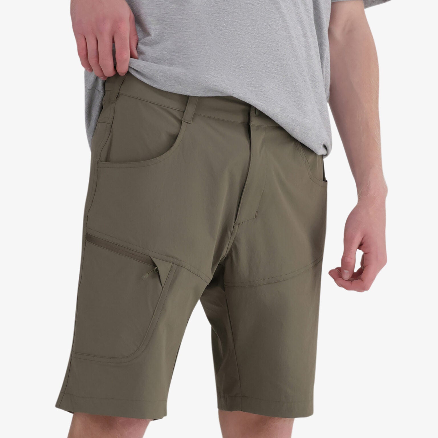 Hi-Tec Men's Argola Performance Half Shorts: 4-Way Stretch, UV Protection, Quick-Dry