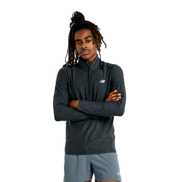 New Balance Space Dye 1/4 Zip Black