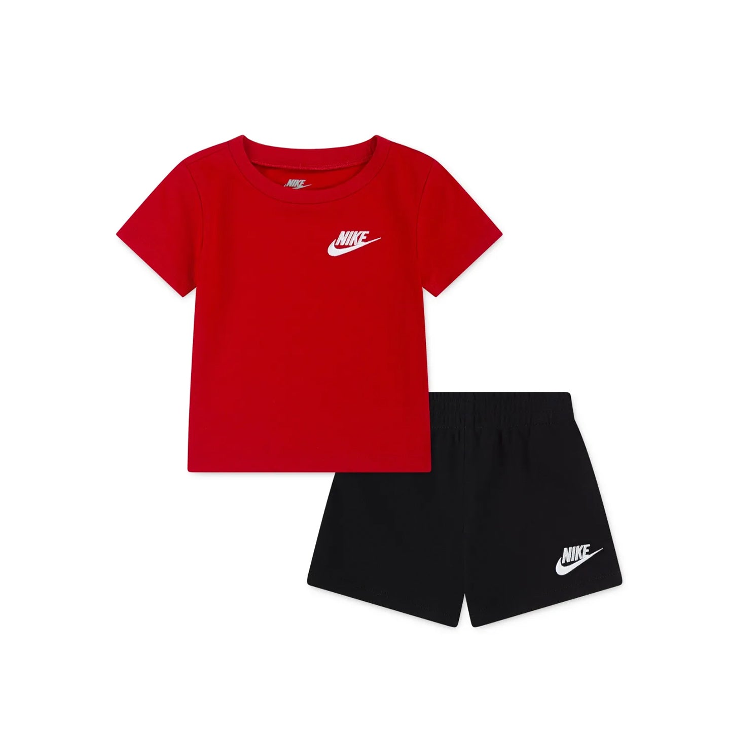 Nike NKN LBR Knit Short Set - University Red/ Black