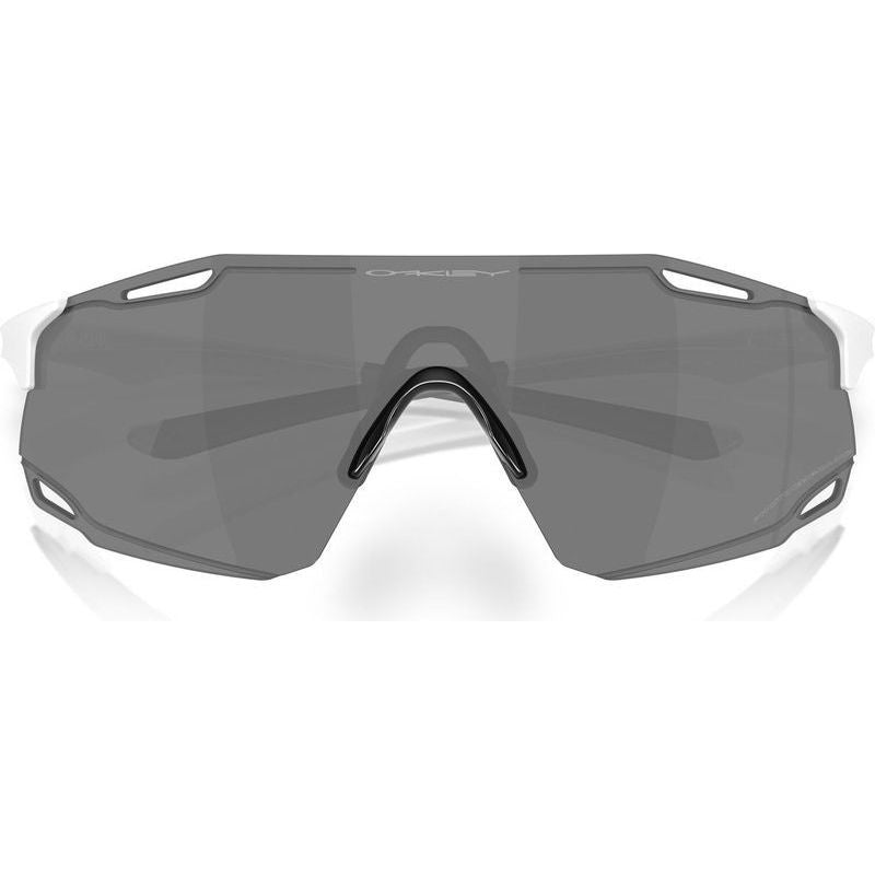 Oakley Cybr Dyno Matte White/Clear to Black Iridium Photochromic