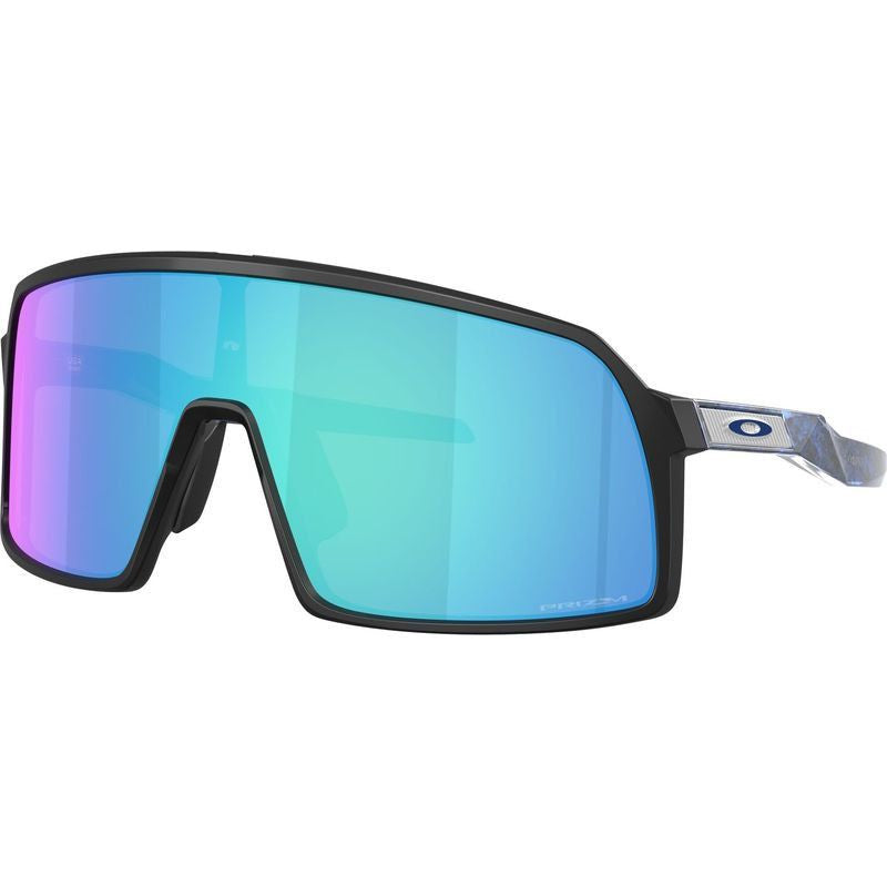 Oakley Sutro S Matte Black and Blue Aurora/Prizm Sapphire