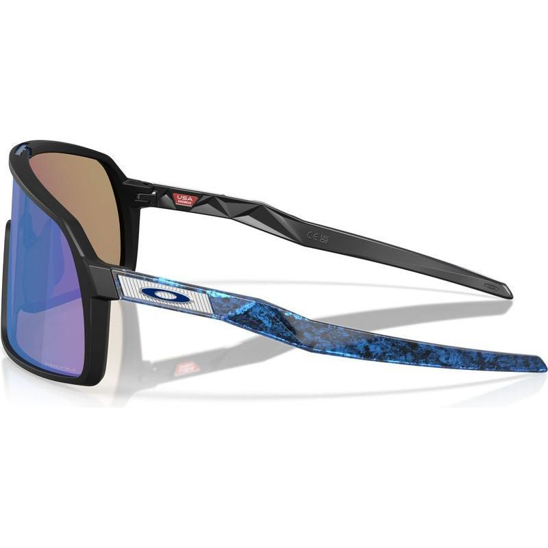 Oakley Sutro S Matte Black and Blue Aurora/Prizm Sapphire