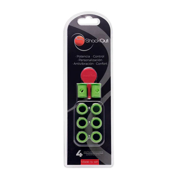 ShockOut Padel Racket Dampeners - Green