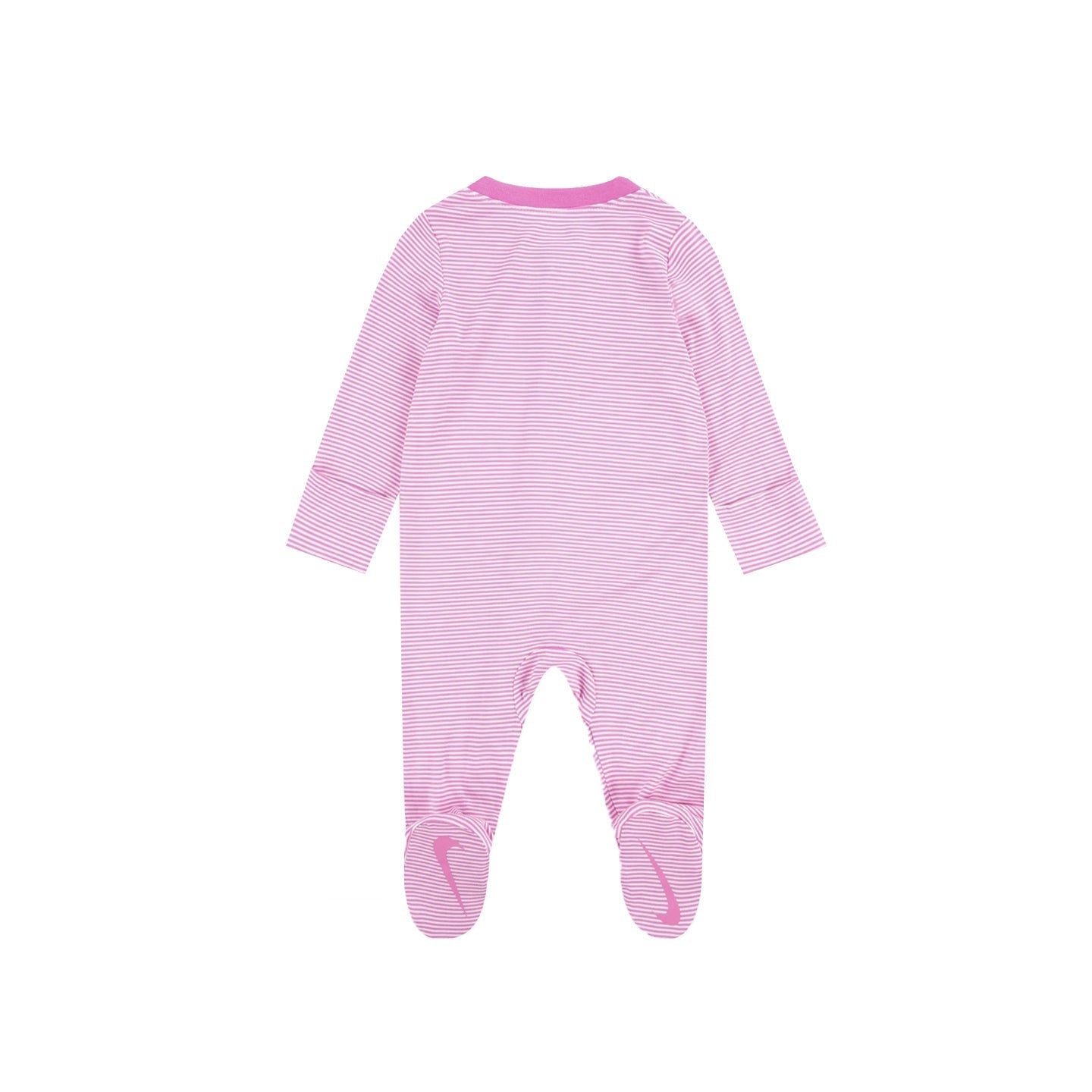 Nike NKN Striped Footed Coverall - Playful Pink