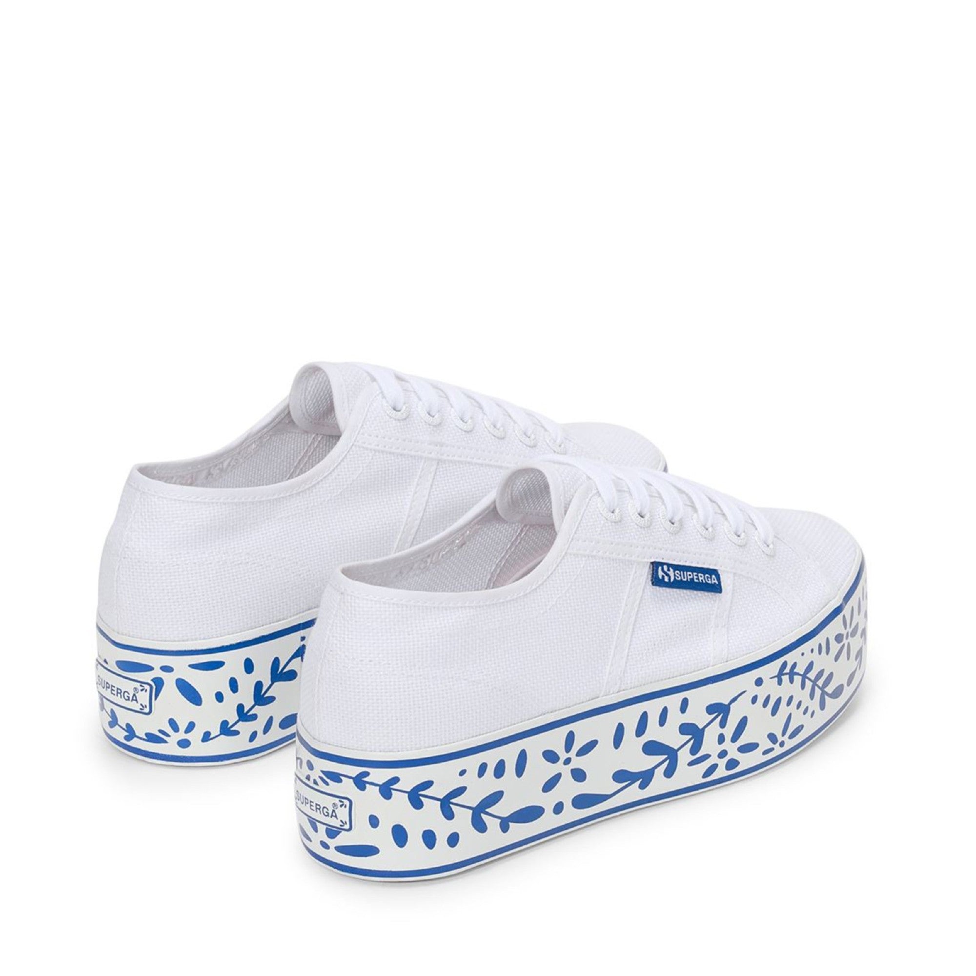 2790 CERAMIC PRINT - WHITE BLUE CERAMIC