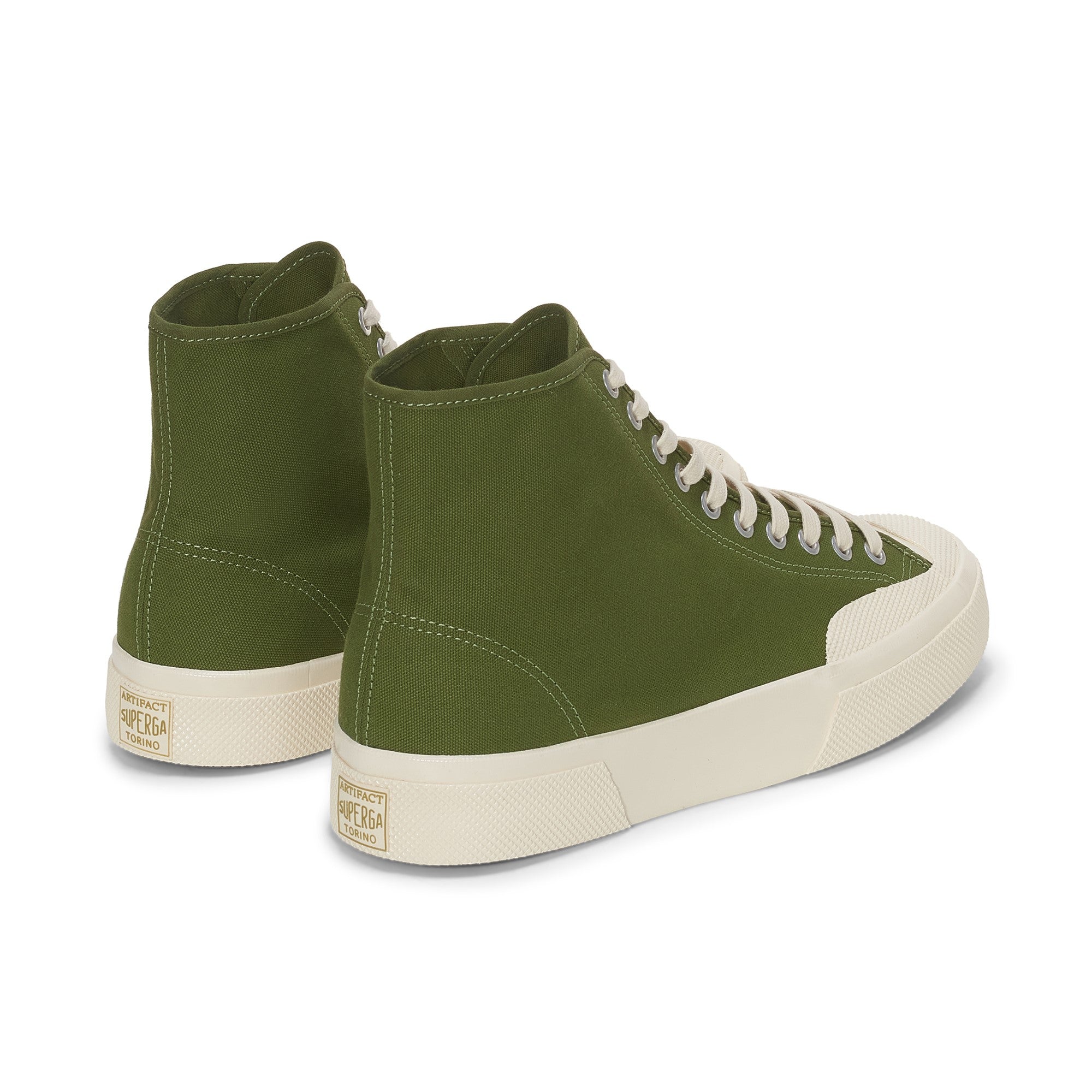 2433 WORKS HIGH - GREEN OFF WHITE