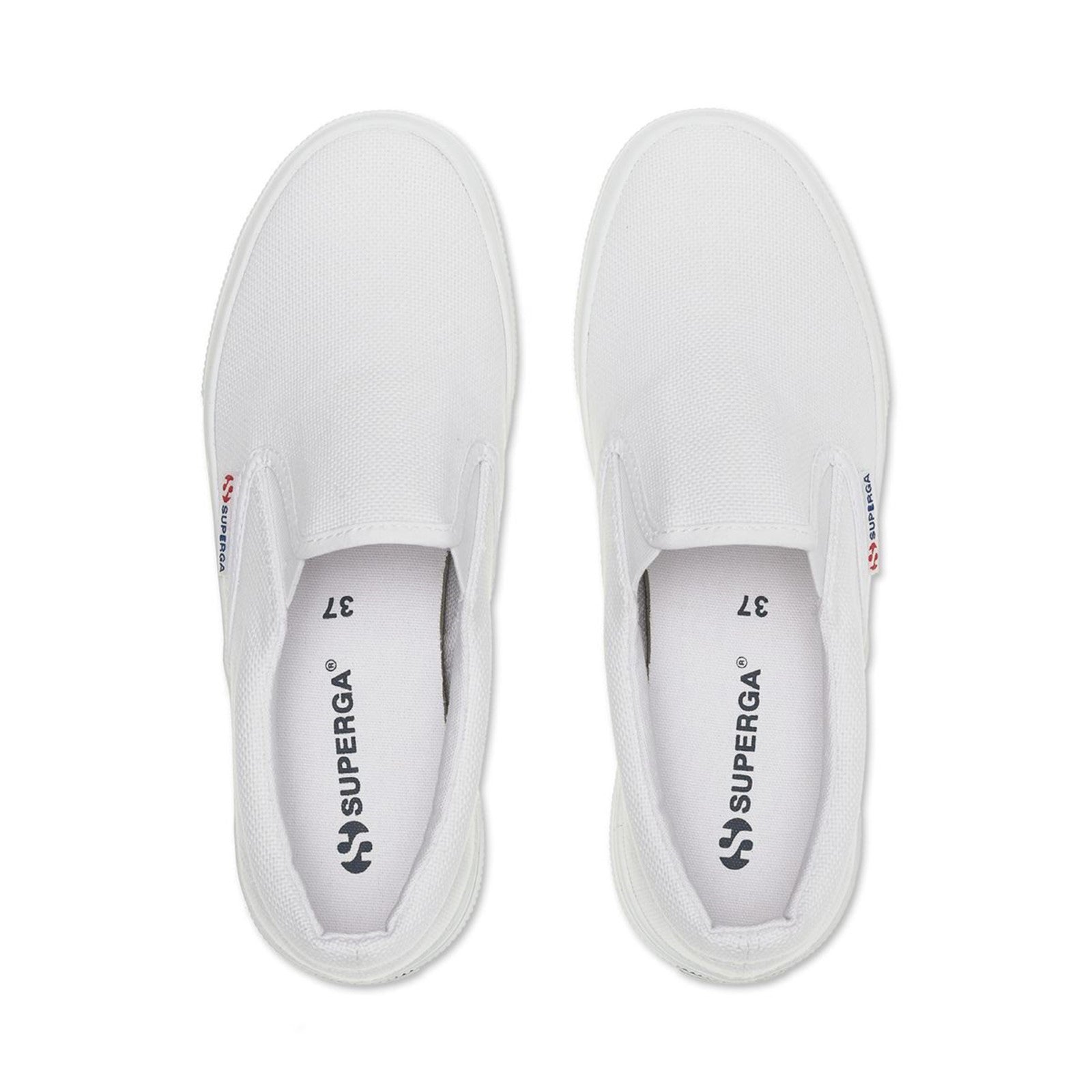 2740 PLATFORM SLIPON - White Canvas