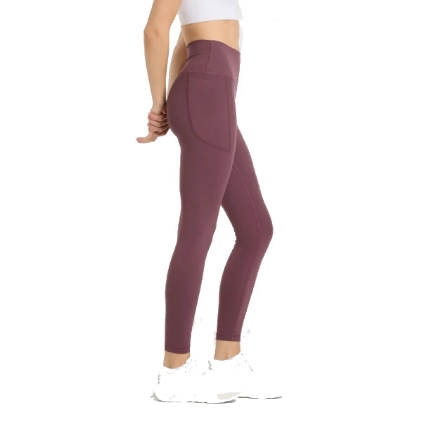 New Balance Harmony Pocket High Rise Legging 25" Faded Plum