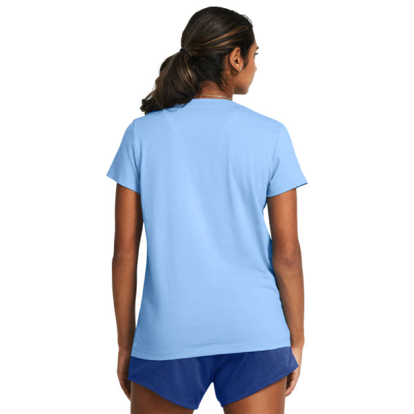 Under Armour Rival Logo Short Sleeve Blue