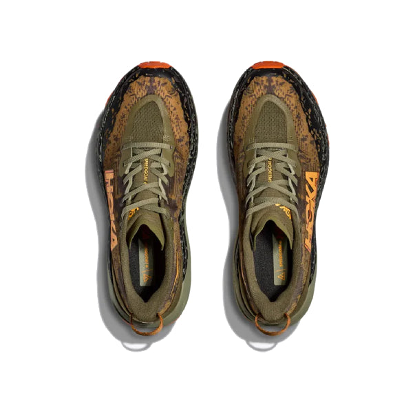 Hoka Speedgoat 6 Antique Olive / Squash Wide