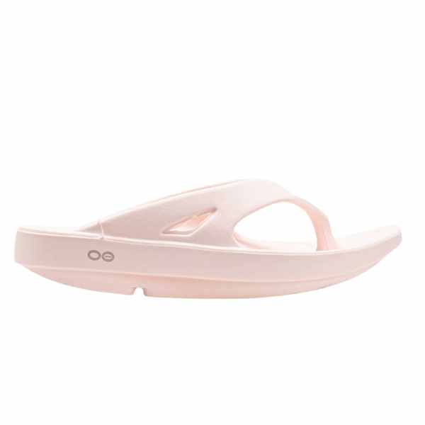 Oofos Unisex Ooringinal Thong Sandal Blush