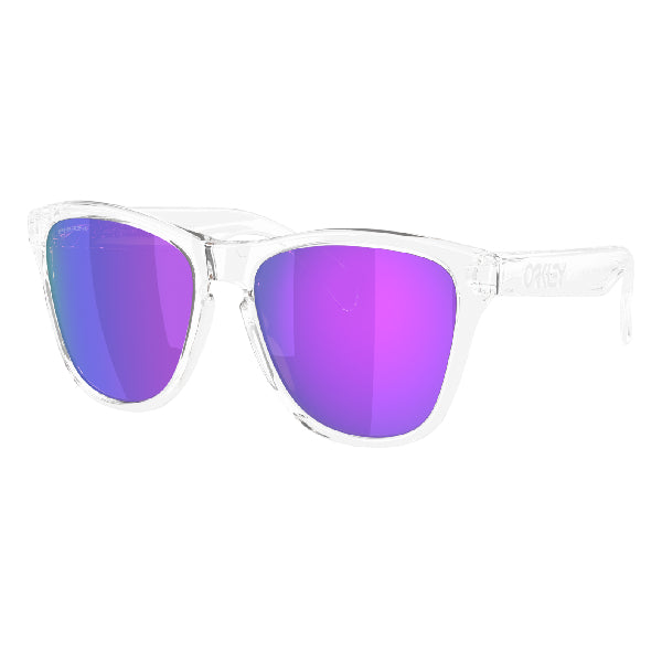 Oakley Frogskins S Polished Clear Prizm Violet
